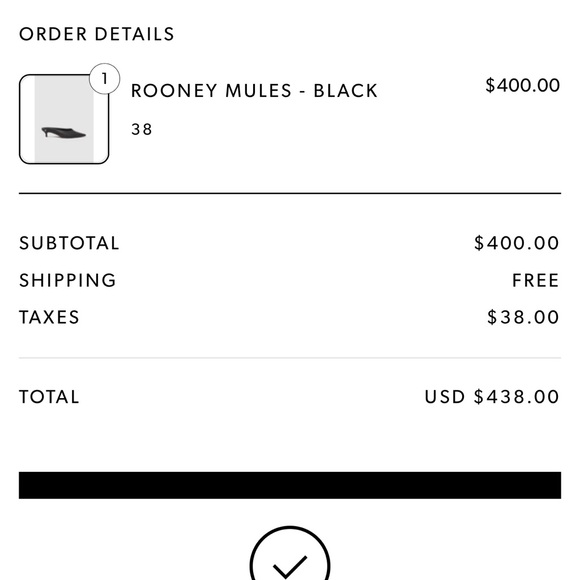 Anine Bing Rooney Mule Black | 38 - Picture 5 of 5